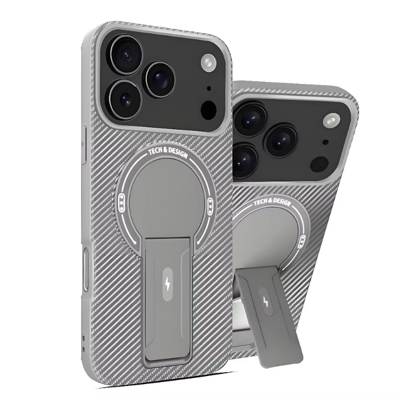 Matte Hard Pc Back Case - Funda magnética de lujo con soporte