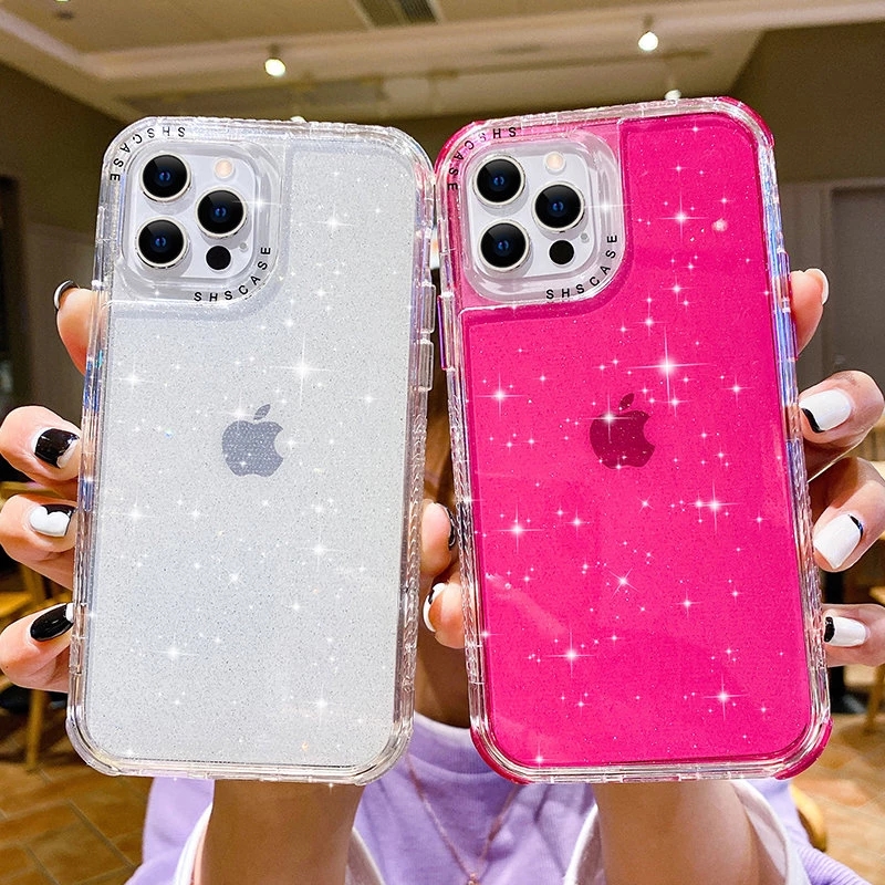 Phone Cases - Funda de teléfono con parachoques a