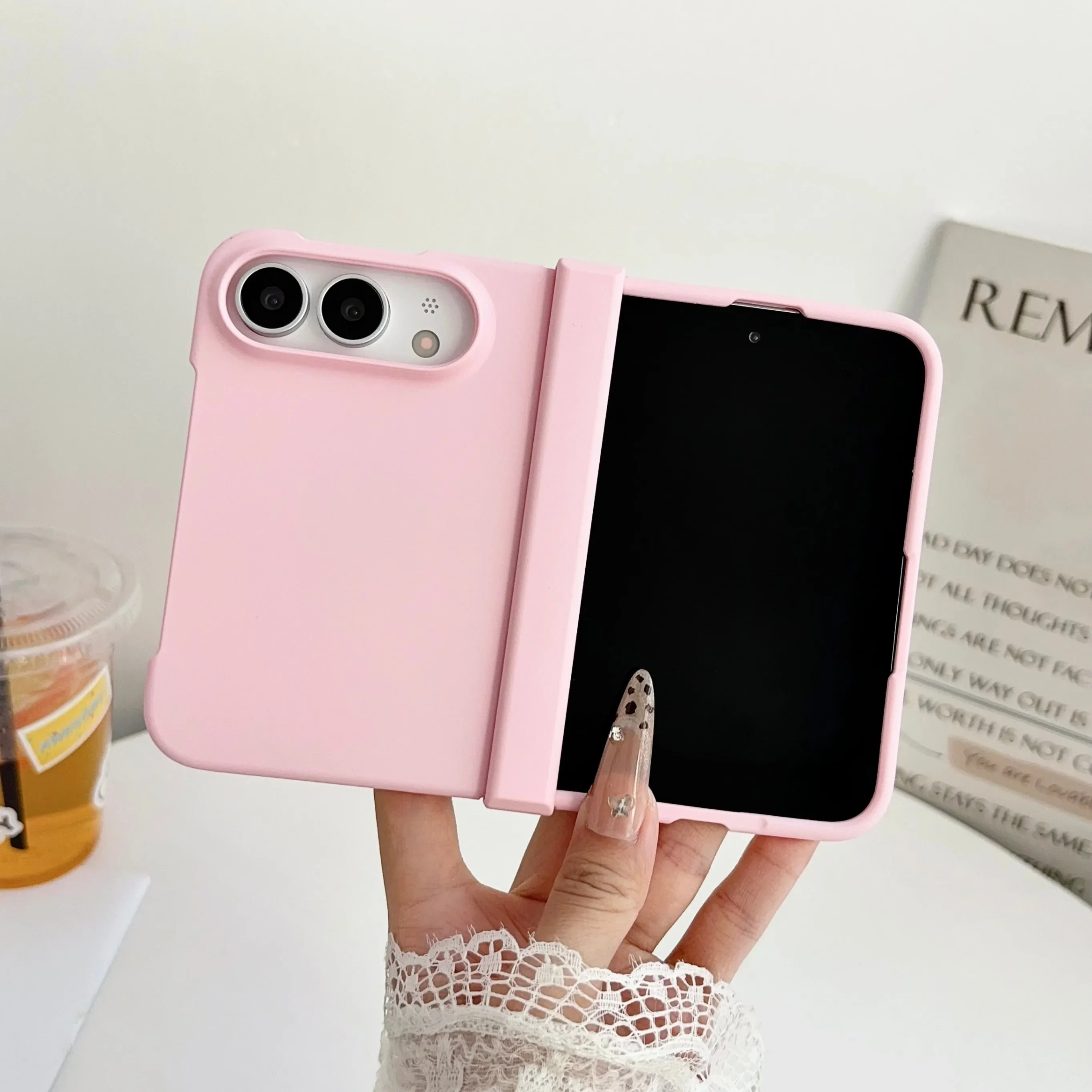 Funda para iPhone con textura  - Matte Hard Pc Back Case reseña y precio