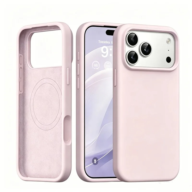 Nueva funda magnética de silic - Liquid Silicone Magnetic Phone Case reseña y precio