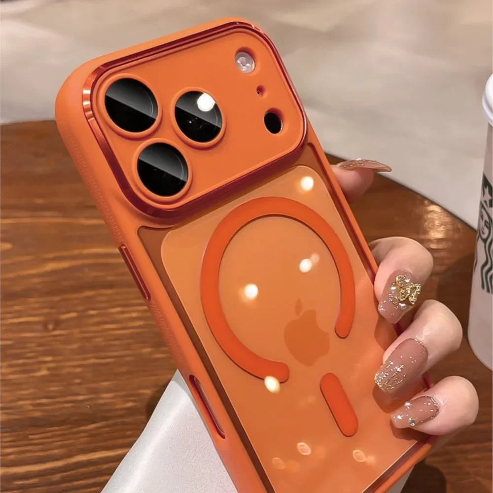 Funda magnética transparente d - Clear Shockproof Bumper Case reseña y precio