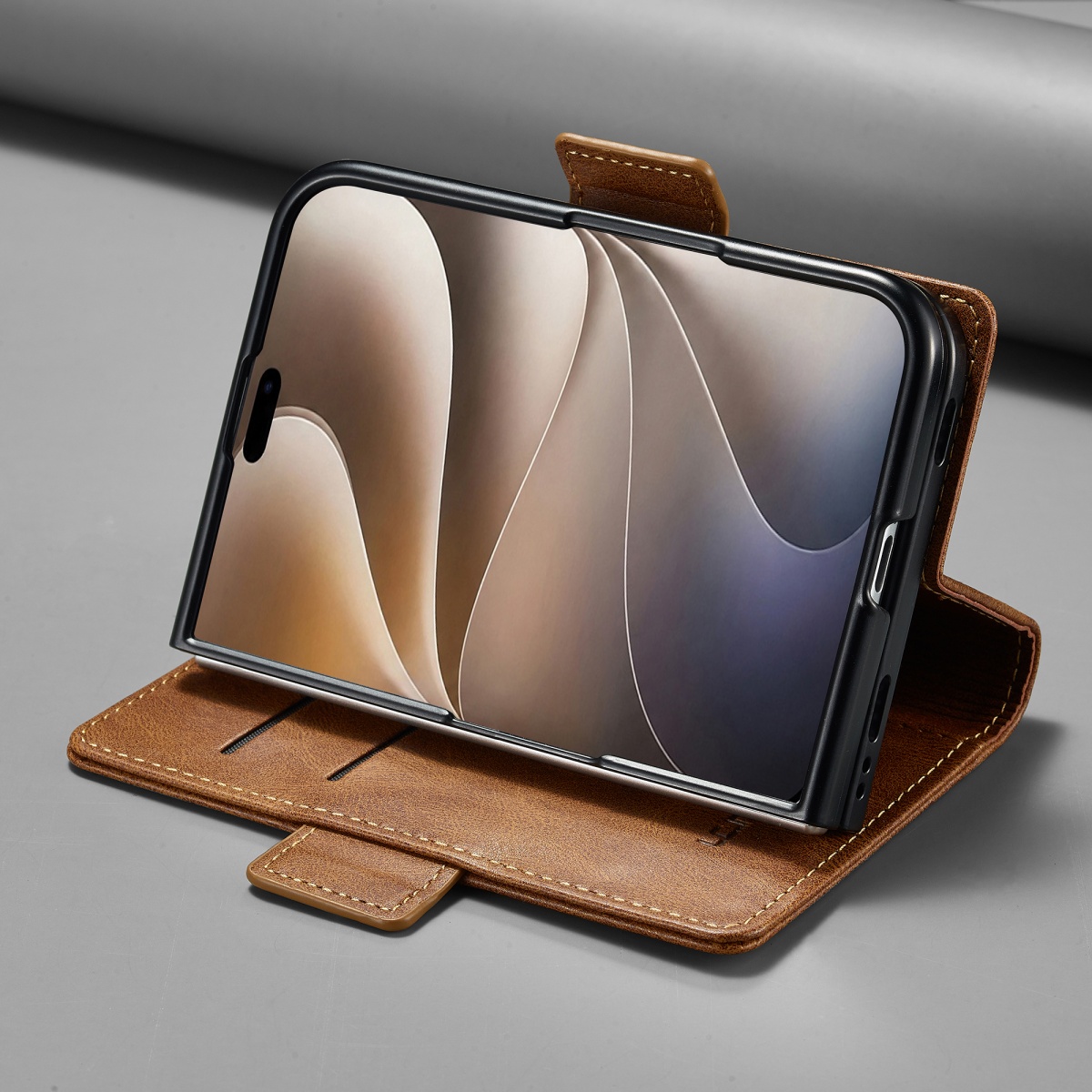 Funda Protectora para Teléfono - Leather Wallet Card Holder Phone Cover reseña y precio