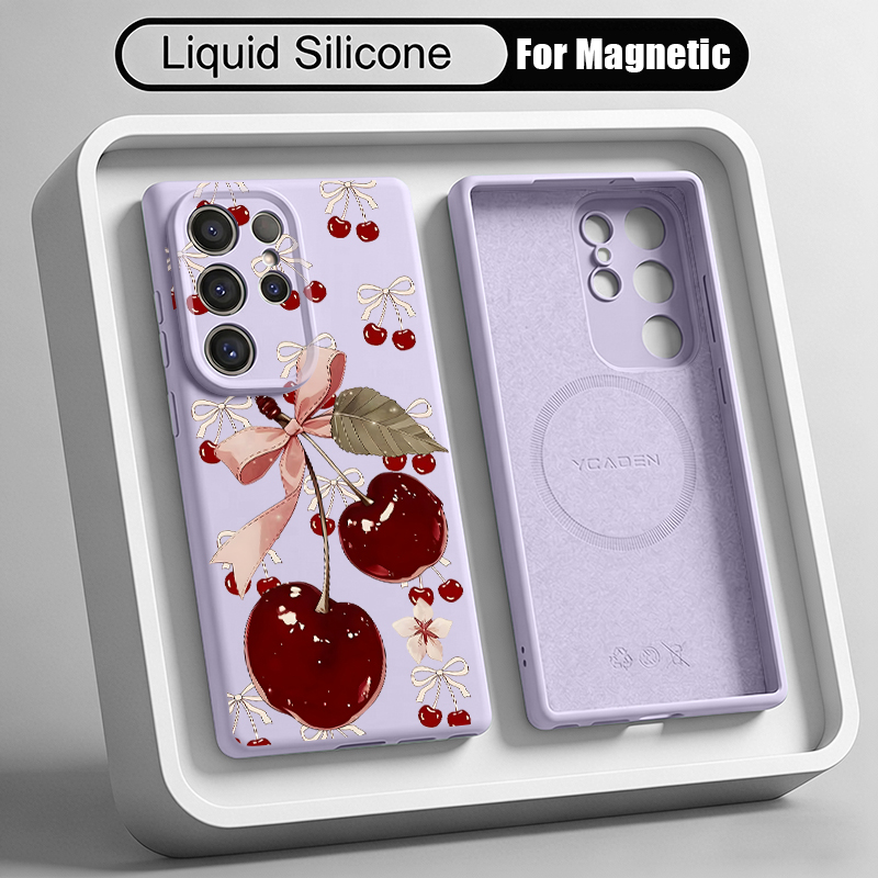 Funda de silicona líquida con  - Liquid Silicone Magnetic Phone Case reseña y precio
