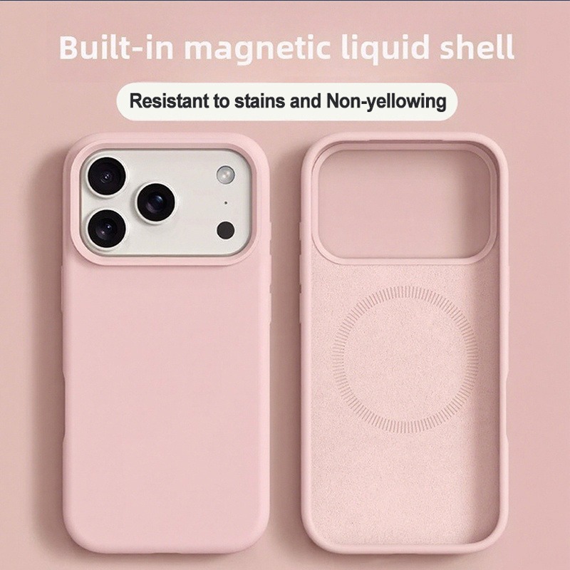 Funda magnética de silicona lí - Liquid Silicone Magnetic Phone Case reseña y precio